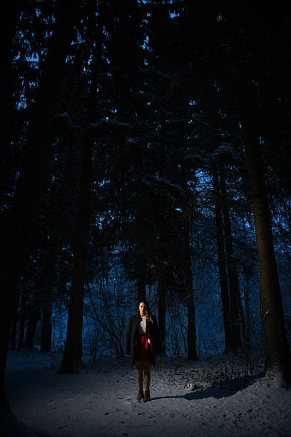 istock girl alone in the woods 513815912