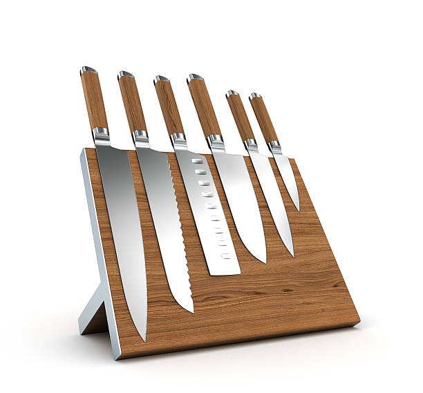 istock set of knives on a magnetic base isolated on white 513815938