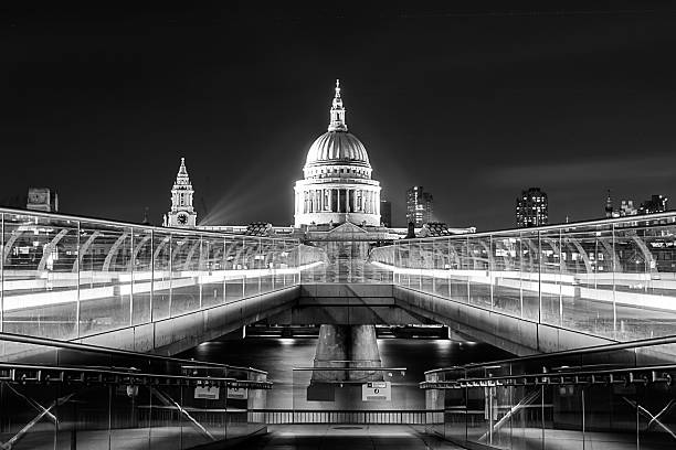istock St Paul's Cathedral from the London Millennium Bridge at night 513818464