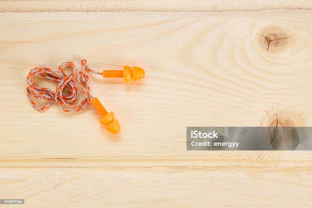 ear plug Ear Plug - Ear Protectors Stock Photo