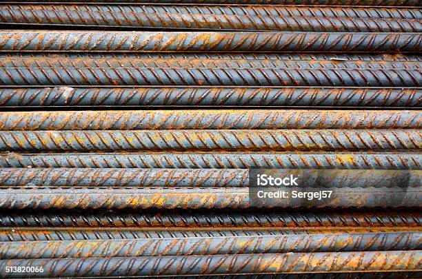 Grunge Iron Rods Stock Photo - Download Image Now - Construction Site, Deterioration, Dirty