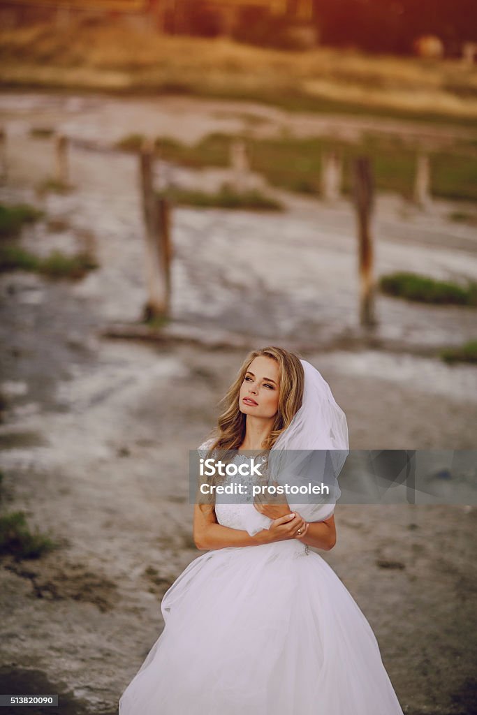 wedding day in odessa beautiful blonde couple celebrate their wedding day Adult Stock Photo