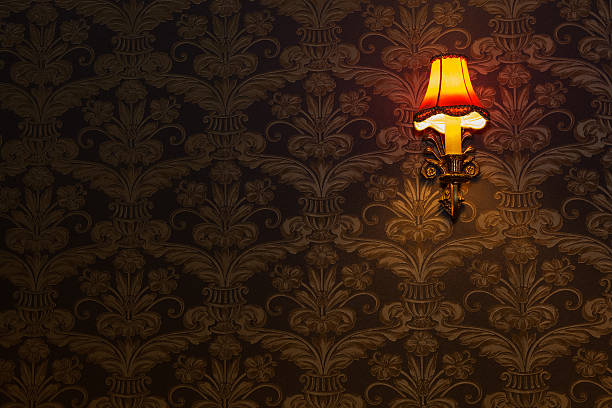 istock elegant retro lamp on old wall 513820246