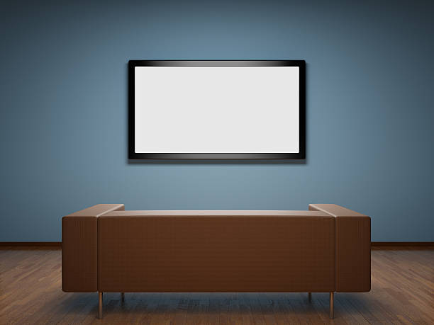 istock Room with TV and sofa 513821618