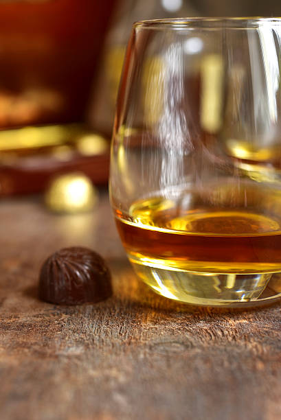 istock Glass of cognac. 513821934