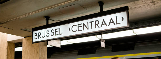 istock Brussels Central Station Sign 513822349