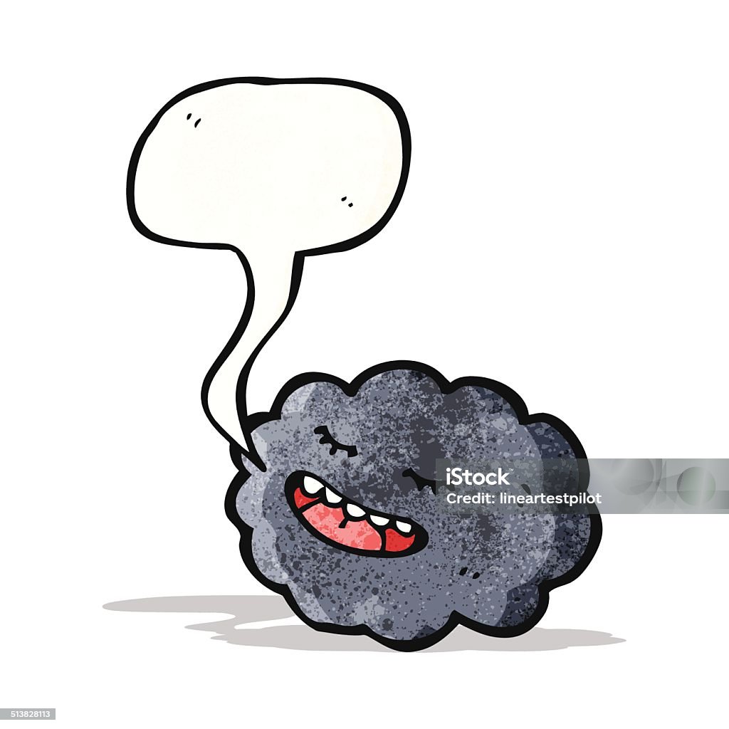 cartoon raincloud Bizarre stock vector