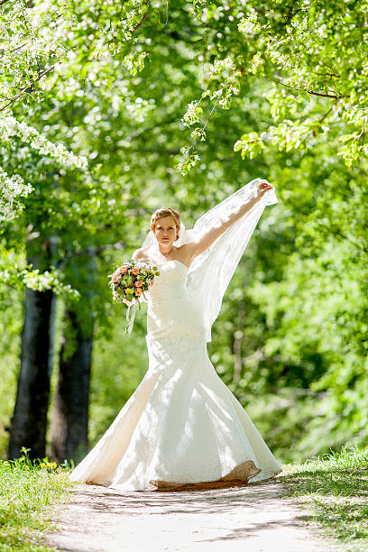 istock Bride of apple blossom 513829213