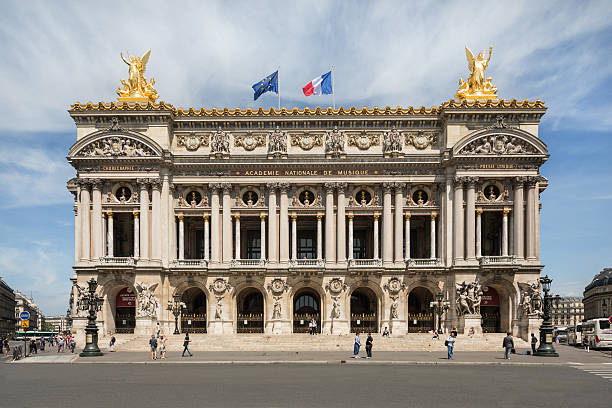 opéra garnier à paris - opera garnier photos et images de collection