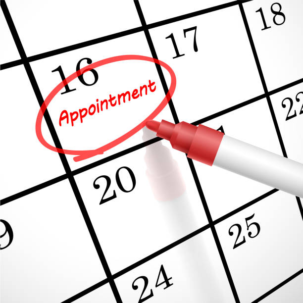 istock appointment word circle marked on a calendar 513848445