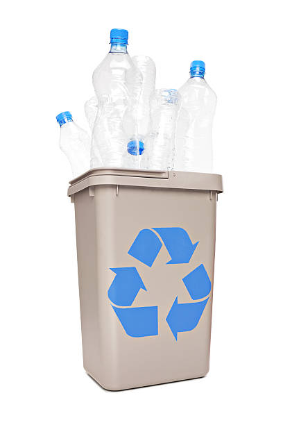 istock Recycle bin full of plastic bottles 513848809