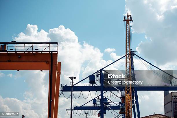Frachtschiff Hafen Stockfoto und mehr Bilder von Abschicken - Abschicken, Behälter, Beladen