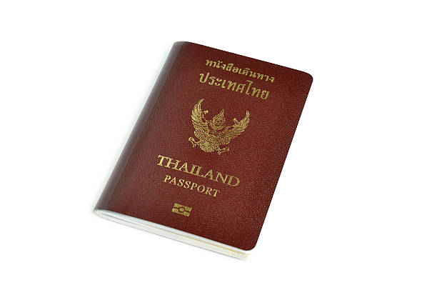istock Thailand passport isolated on white background 513852389