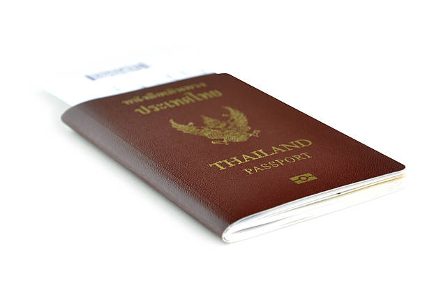 istock Thailand passport isolated on white background 513852395