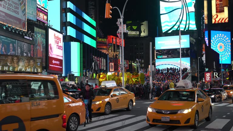 New York Times Square At Night