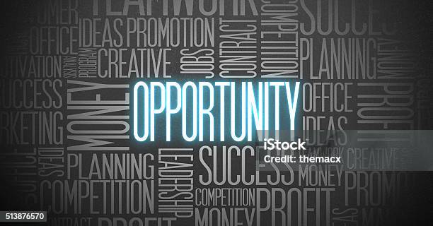 Opportunity Stock Photo - Download Image Now - Opportunity, Occupation, Single Word