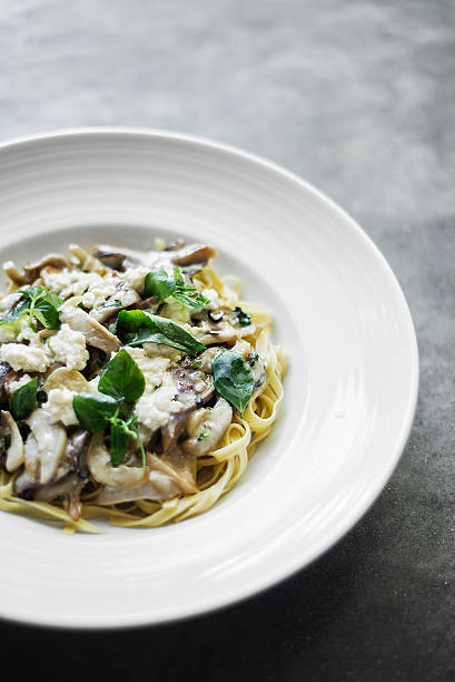istock italian mushroom ricotta and basil pasta 513877760