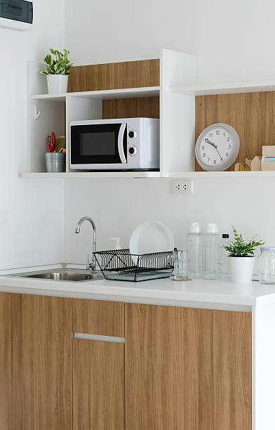 istock Modern pantry with utensil and sink 513880314