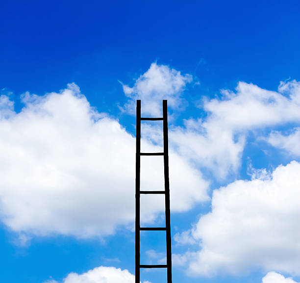 istock siluate ladder to the sky 513881411