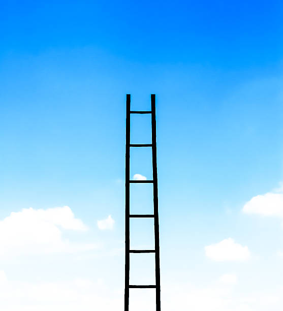 istock siluate ladder to the sky 513881481