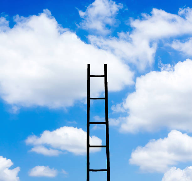 istock siluate ladder to the sky 513881489