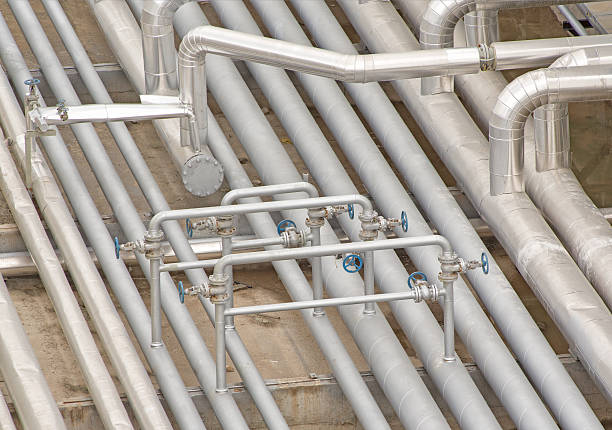 istock Pipelines in factory 513881651