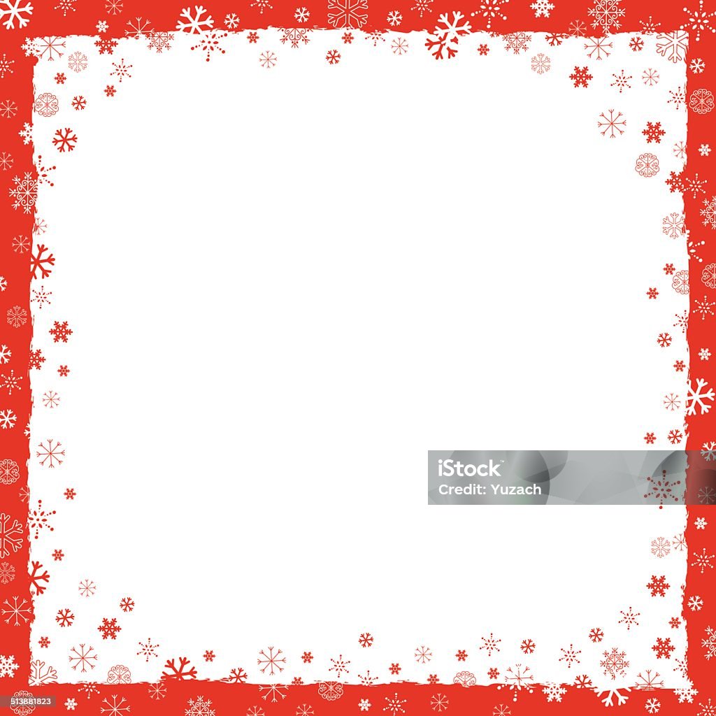 New Year (Christmas) background with snowflakes border New Year (Christmas) background with snowflakes border and grunge elements 12 O'Clock stock vector