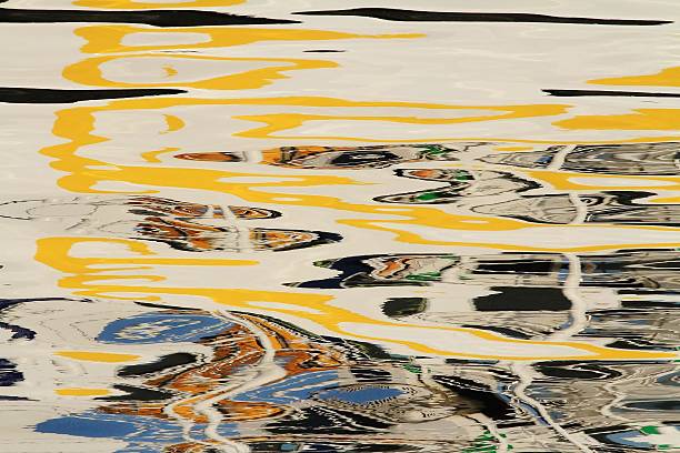 istock River-like reflections of color on a lake 513882922
