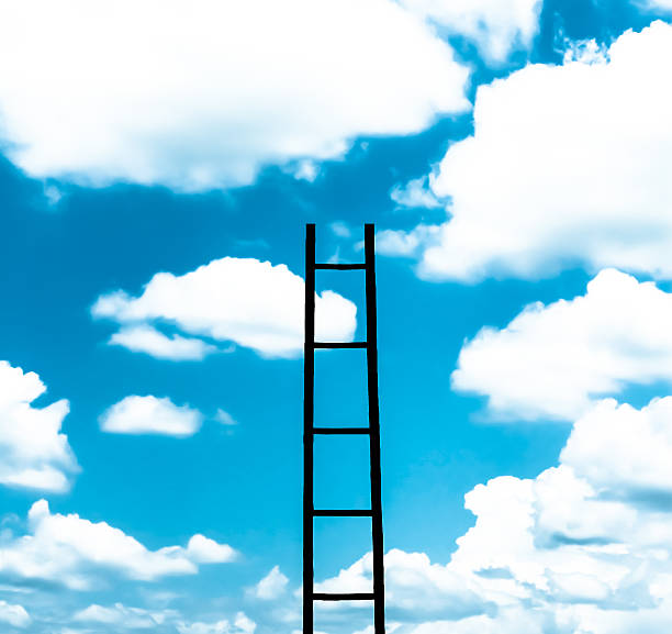 istock siluate ladder to the sky 513883919