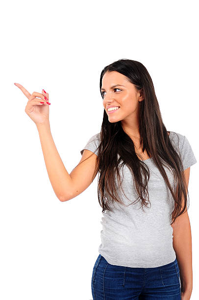 istock Isolated casual woman 513885359