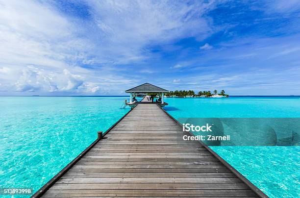 Photo libre de droit de Promenade Au Paradis banque d'images et plus d'images libres de droit de Maldives - Maldives, Plage, Bora Bora