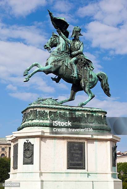 Statue Of Archduke Charles In Vienna Austria Stock Photo - Download Image Now - Heldenplatz, Statue, Archduke