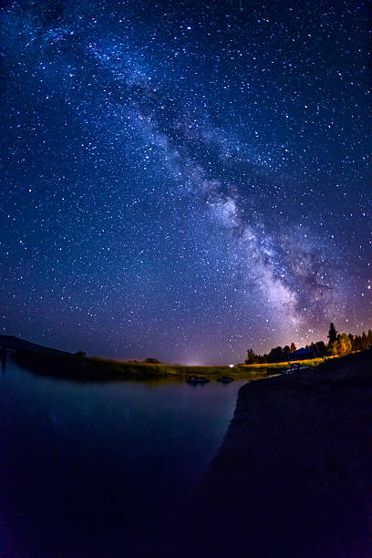 istock Lake Cascade and Milky way 513903127
