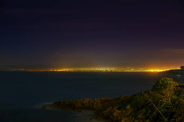 istock Landscape at night Long exposure from Salou , Spain 513904111
