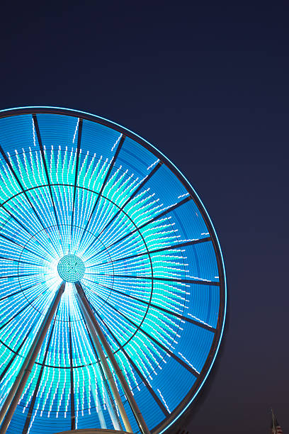 Ferris Wheel on Waterfront in Seattle Ferris Wheel on Waterfront in Seattle seattle ferris wheel stock pictures, royalty-free photos & images