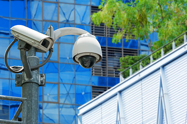 istock CCTV camera or surveillance operating on office corridor 513907443