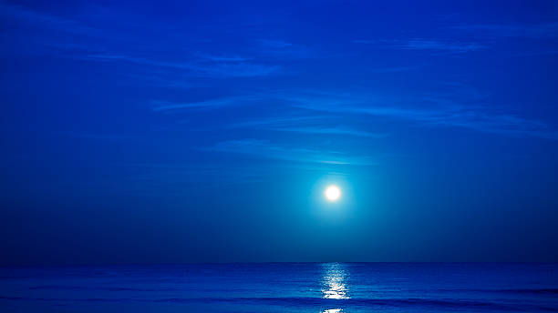 istock Moon over caribbean sea 513908241