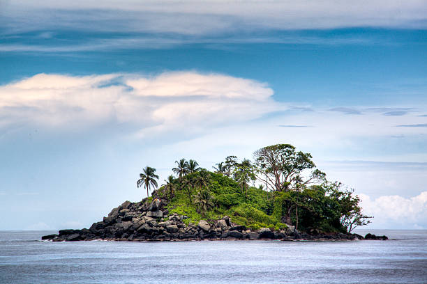 Island at the coast of Capurgana, Colombia