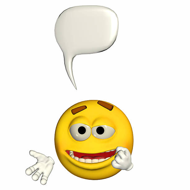 Smiling happy face like positive yellow background.