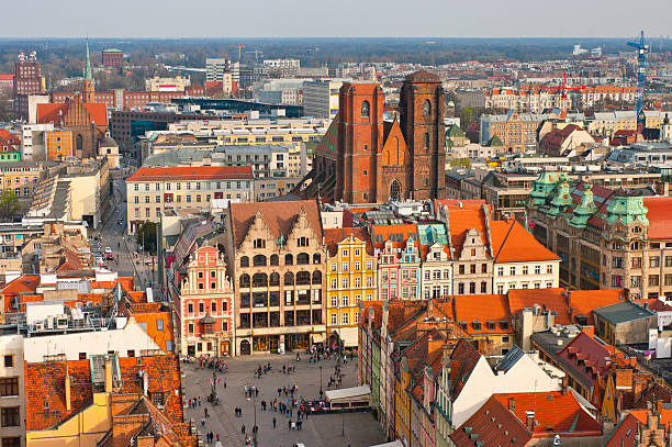 istock Town square in Wroclaw, Poland 513921603