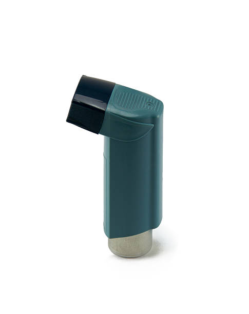 istock Asthma inhaler isolated on a white background. 513924031