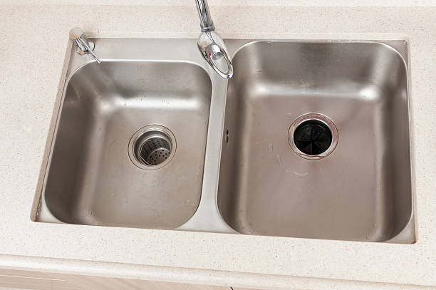istock Stainless steel kitchen sink 513924685