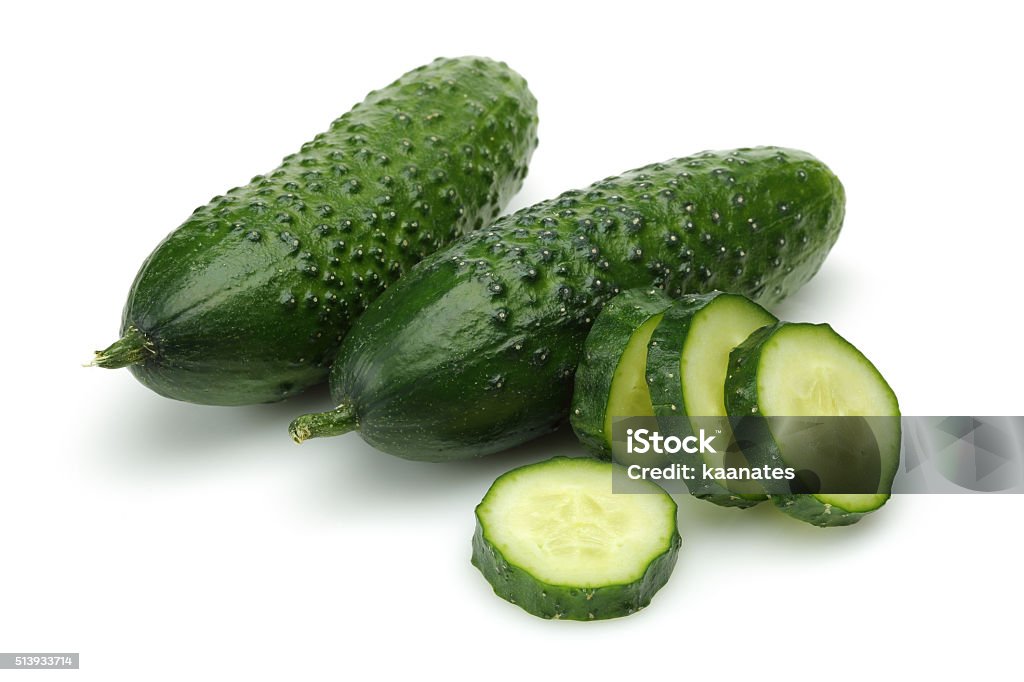 Fresh Organic Cucumbers Stock Photo - Download Image Now - Cucumber,  Pickled, White Background - iStock
