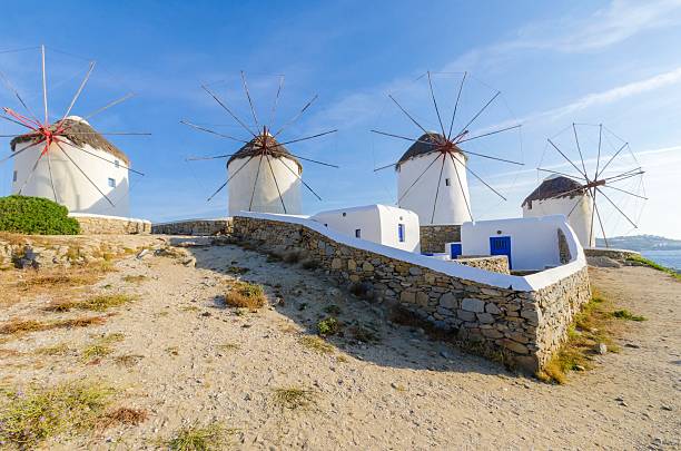 istock Mykonos windmills, Chora, Greece 513935684