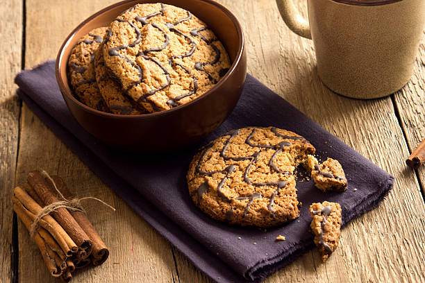 istock oatmeal cookies with chocolate 513936354