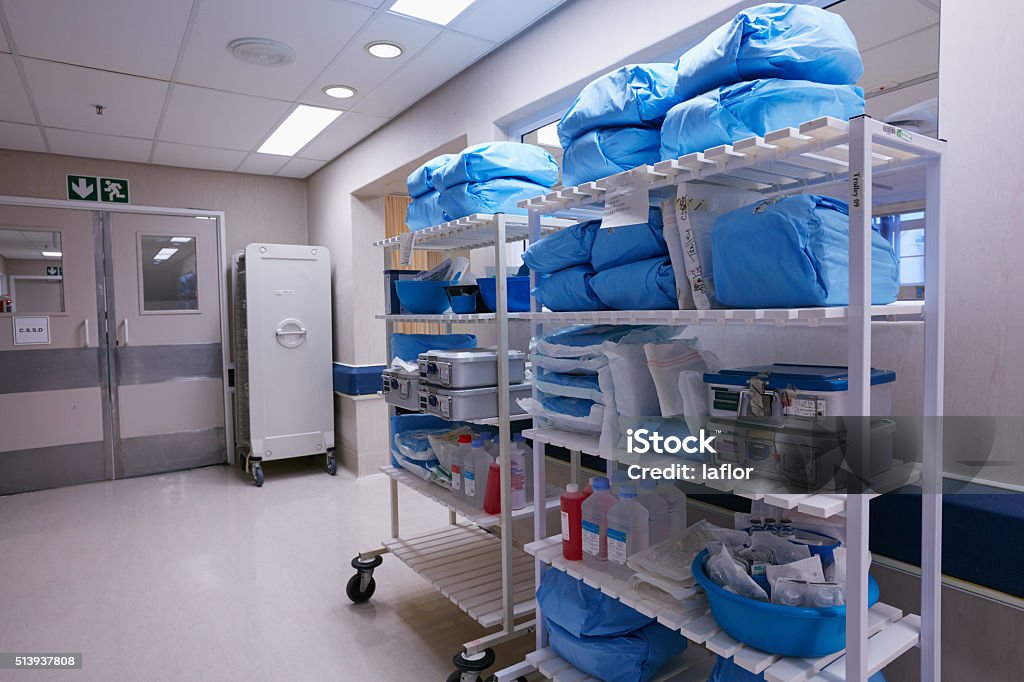 Organization is essential to running a hospital Shot of shelves stocked with medical supplies in an empty hospital wardhttp://195.154.178.81/DATA/i_collage/pu/shoots/806399.jpg Medical Supplies Stock Photo