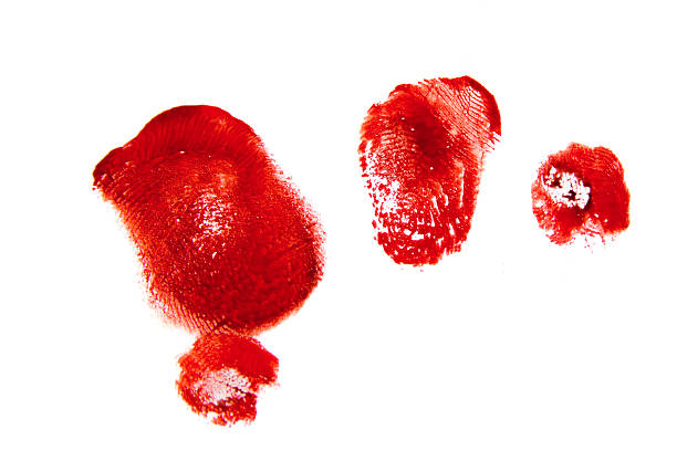 istock Bloody red finger prints 513939130