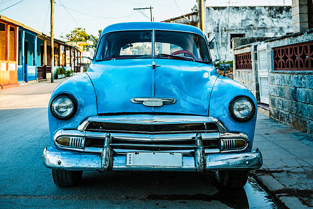 istock Vintage American car, Cuba 513940174