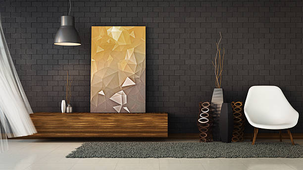 istock Loft Living and brick wall 513941720