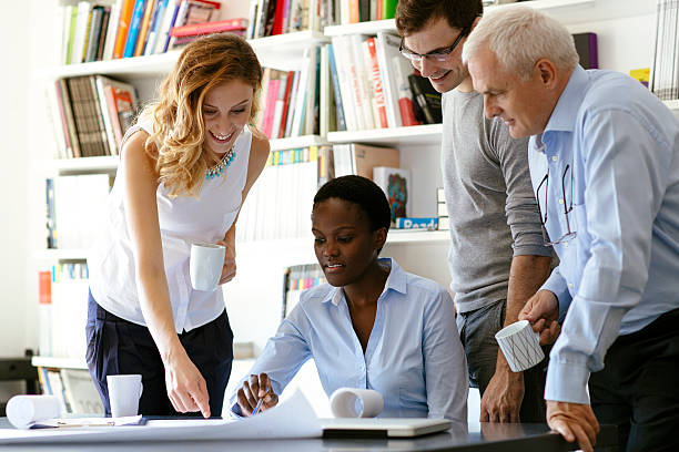 istock Multi-Ethnic Group of architects Have Meeting. 513943188